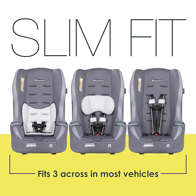 Baby Trend Trooper™ 3-in-1 Convertible Car Seat, Dash Grey
