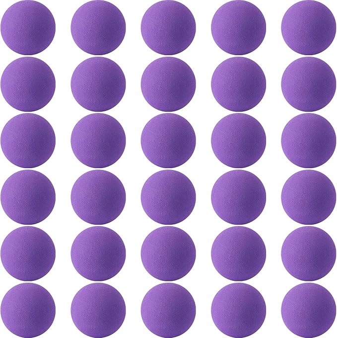Mini Soft Foam Balls Assorted Play Balls Lightweight for Crafts, Birthday Party Favors and Gifts