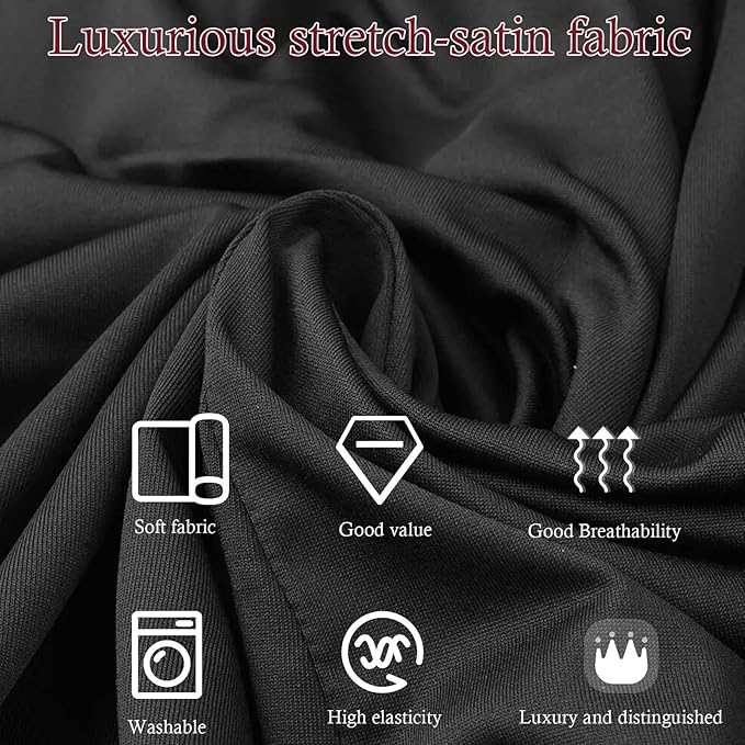 Indoor Car Cover Compatible with Protection Fit 169-187 Inch Sedan Breathable Dust-Proof Stretch Cover for Underground Garage, Car Show（Black+Red）