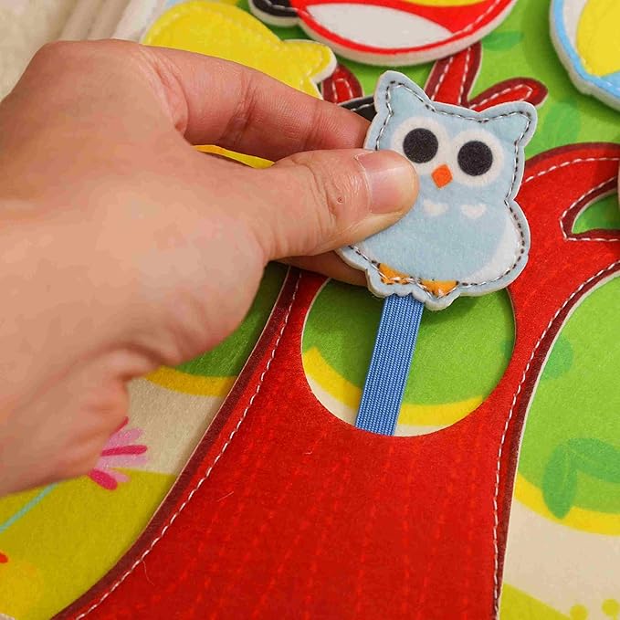 GOODMOM Animal Busy Book for Ages 1–3 -in-1 Educational Activity Book | Develop Fine Motor Skills, Practical Life Skills & Sensory Exploration | Travel-Friendly, Screen-Free Fun