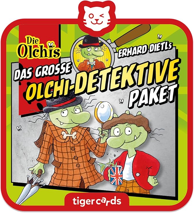 tigermedia tigercard Die Olchis Detective Audio Play Adventure Tiger Box WiFi Player Hearing Box Gift Christening School Birthday Girls Boys Kids