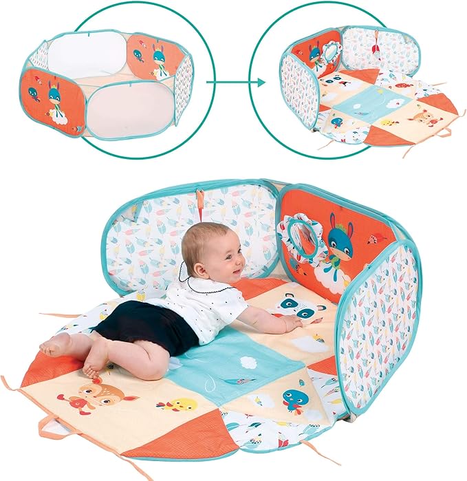 Ludi From Birth Modular - 3 Activity Positions, Play Mat and Play Area-Development of Motor Skills - From 0 Months, 20011, 1 Unit (Pack of 1)