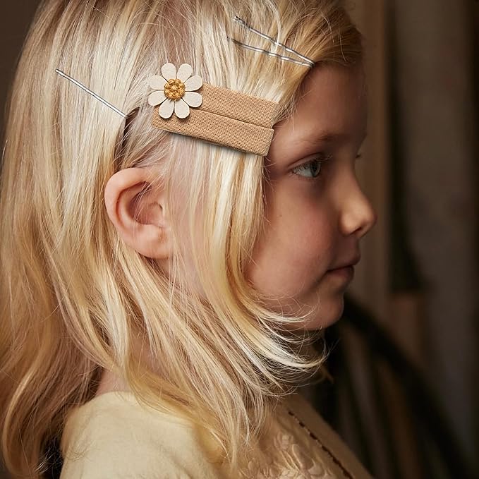 Fancy Clouds flower butterfly Hair Clips for Girls, 20Pcs Fully Lined Alligator Clips for Fine Hair, Handmade Hair Accessories and Barrettes for Baby Toddler Kid School Girls
