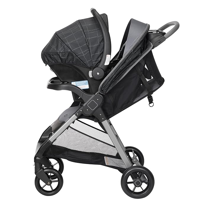 Safety 1st Smooth Ride QCM Travel System, Fast, 1-Hand Lift to fold, High Street