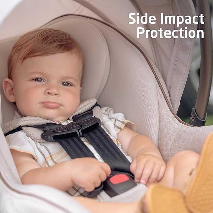 Maxi-Cosi Peri 180 Rotating Infant Car Seat, Baby Car Seat Rotating Carseat, Swivel Car Seat, Onyx Wonder