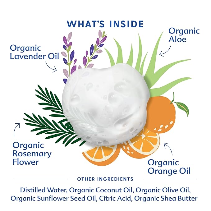 Motherlove Baby & All Soap (32 oz) Gentle Foaming All-Purpose Castile Soap Made with Organic Ingredients – Relaxing Lavender Blossom (Pack of 2)