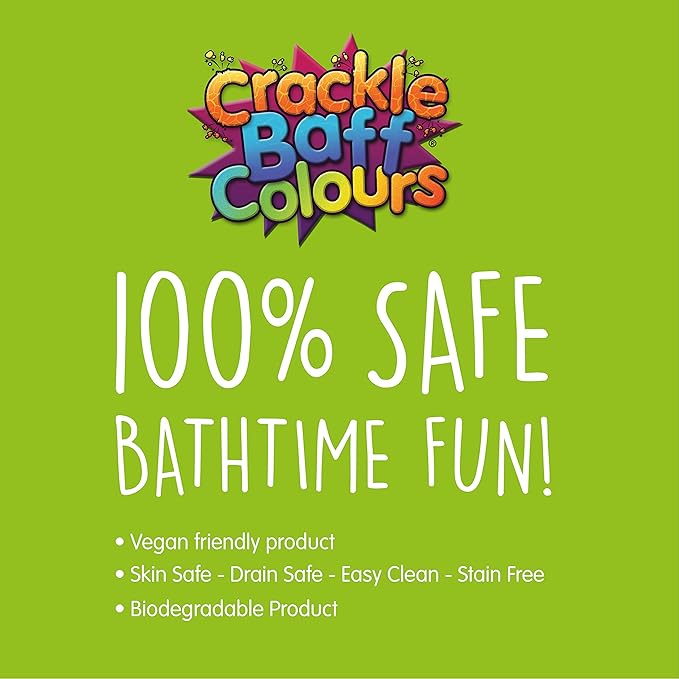 Zimpli Kids 6043 Crackle Baff Colours, 3 Bath Pack, Make Water Crackle and Change Colour, Children's Sensory & Bath Toy