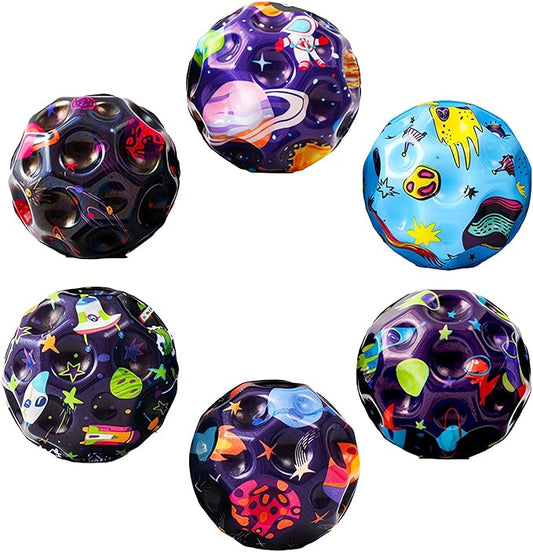 Tendry Extreme High Bouncing Ball Moon Shape for Kids of All Ages, Improve Hand-Eye Coordination, Easy to Grip and Catch by Athletes as a Sport Training Balls