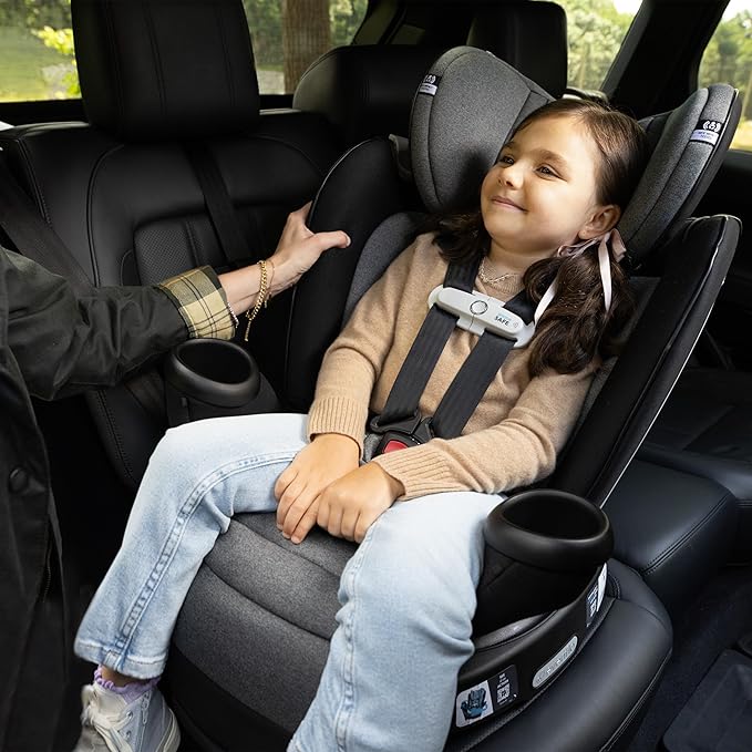 Evenflo Gold Revolve360 Extend All-in-One Rotational Car Seat with SensorSafe (Moonstone Gray)