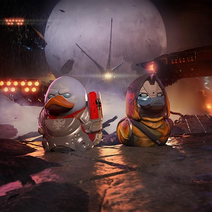 TUBBZ Destiny 2 Gunslinger Cayde-6 Collectible Duck Vinyl Figure – Official Destiny 2 Merchandise – PC & Video Games