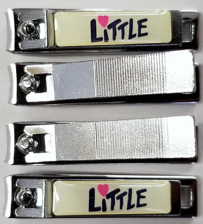 LITTLE Brand Kid's Deluxe Stainless Steel Nail Clippers W/File for Infant, Todler, Kid's, Baby, Child (Made in Korea) (4)