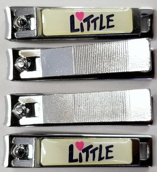 LITTLE Brand Kid's Deluxe Stainless Steel Nail Clippers W/File for Infant, Todler, Kid's, Baby, Child (Made in Korea) (4)