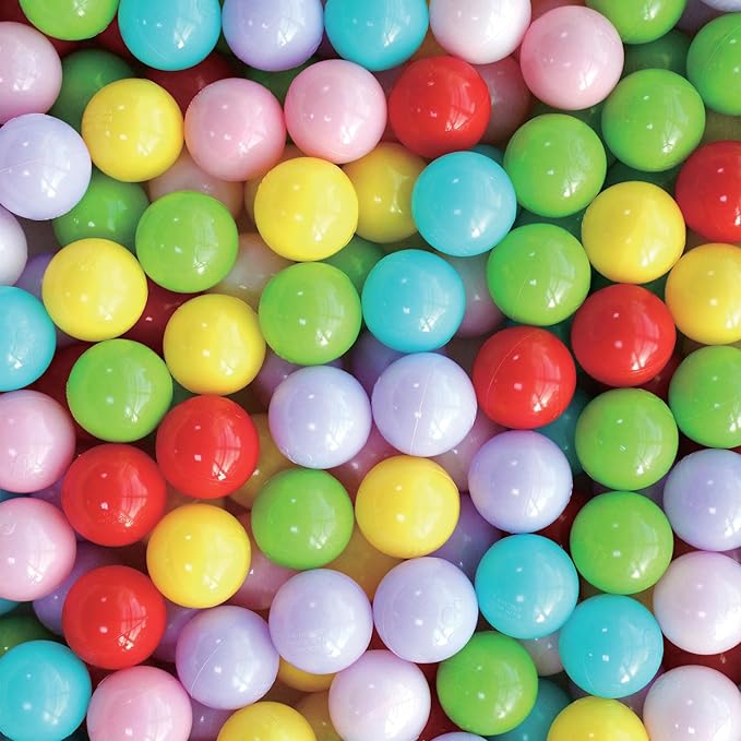 Fisher Price - Pack of 100 Multicoloured Balls - 6 Different Colours - Diameter 5.5 cm (Deqube 920D00176)