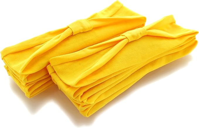 Jersey Knit Cotton Baby Headbands, Infant Size Packs