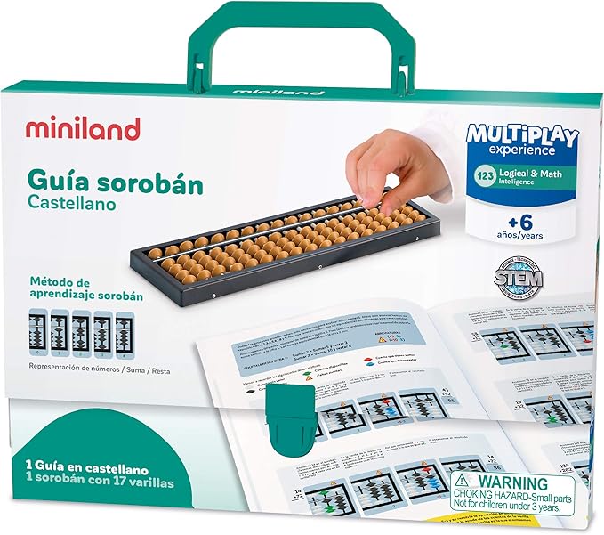 Miniland Miniland95084 Soroban Guide Japanese Abacus Set