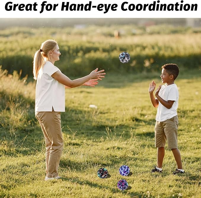 High Elasticity Ball, Super High Bouncing Foam Balls for Adults Improve Hand-Eye Coordination Sports Training