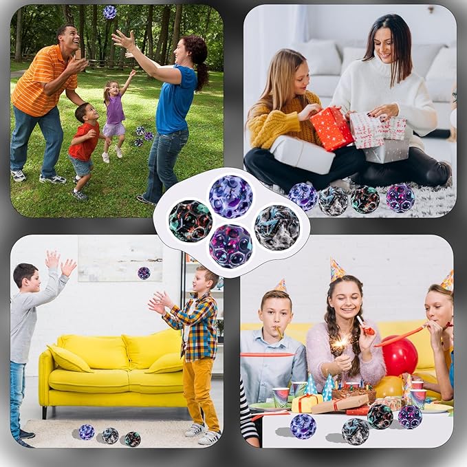High Elasticity Ball, Super High Bouncing Foam Balls for Adults Improve Hand-Eye Coordination Sports Training