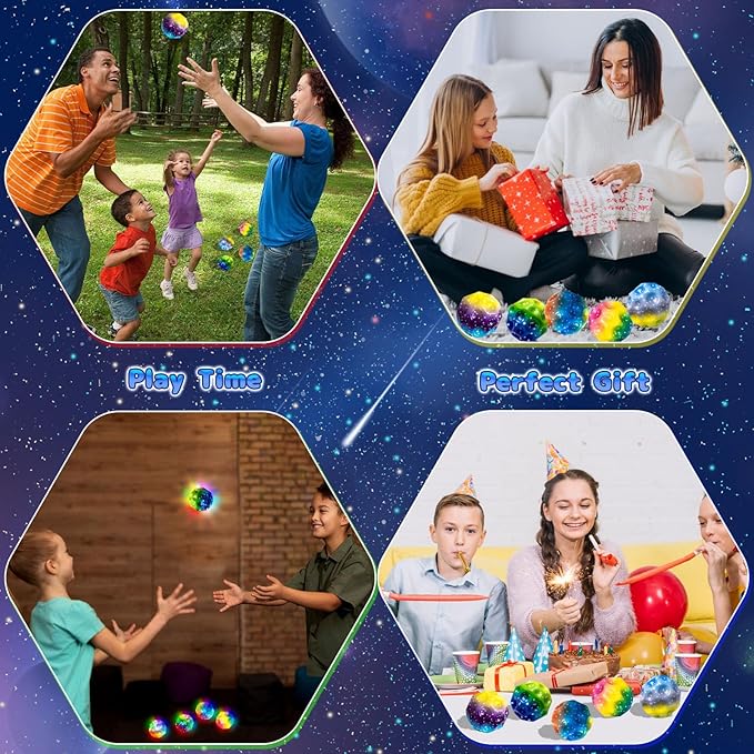 High Elasticity Ball, Super High Bouncing Foam Balls for Adults Improve Hand-Eye Coordination Sports Training