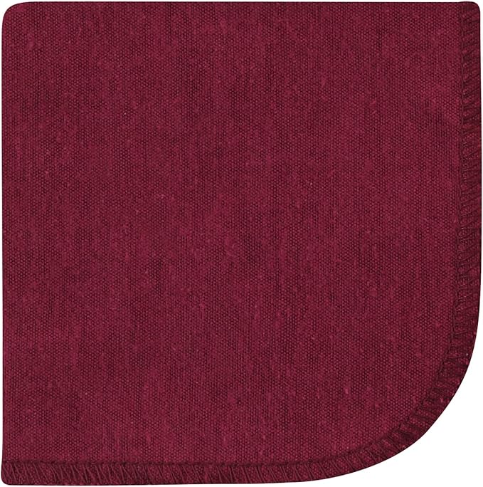 Hudson Baby Unisex Baby Flannel Cotton Washcloths, Dusty Rose Floral 12 Pack, One Size