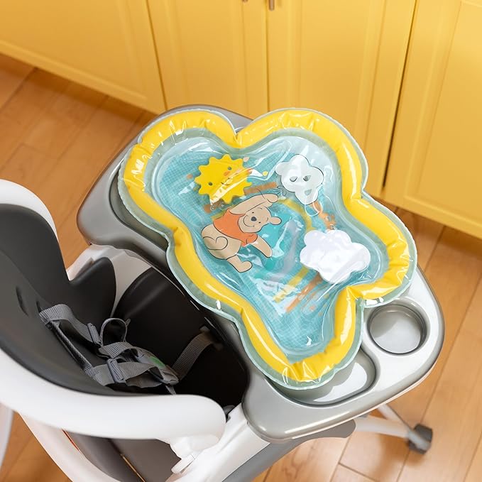 Bright Starts Disney Baby Winnie The Pooh Once Upon a Water Mat, Blue, Unisex, Newborn +