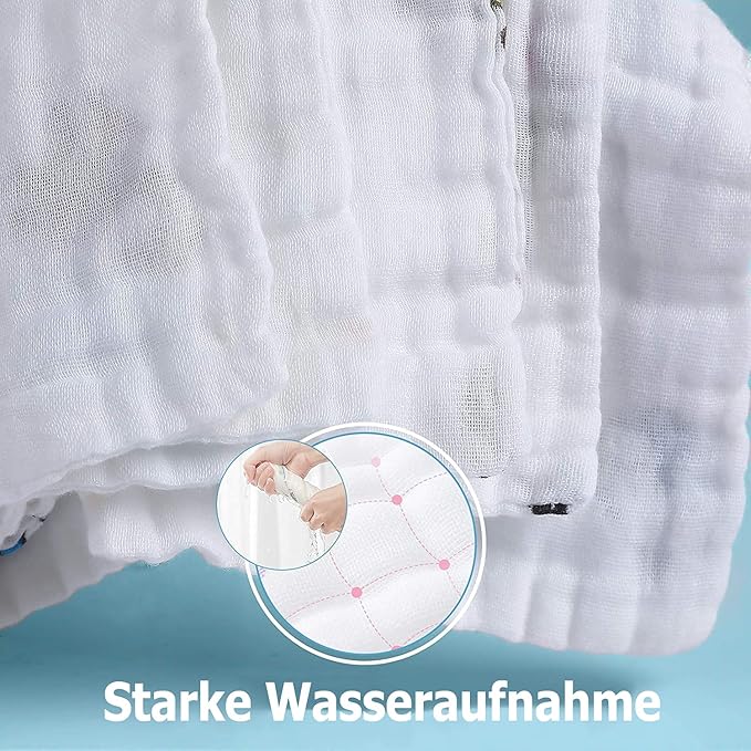 Baby Muslin Washcloths Baby Towels and Washcloths for Face Newborn Essentials Registry Baby Muslin Burp Cloths and Wash Cloths for Sensitive Skin 10 Pack 10x10 Inches