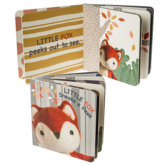 Mary Meyer Leika Baby Board Book, 6 x 6-Inches, Little Fox
