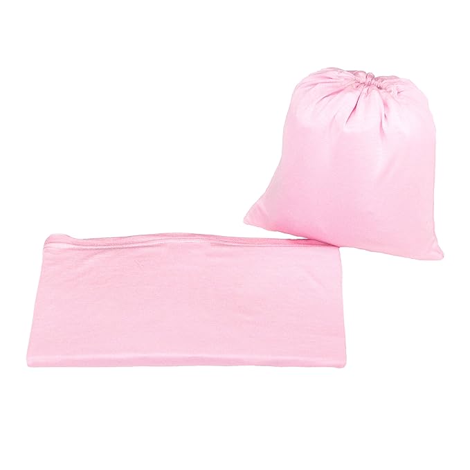 JLIKA Baby Car Seat Covers - Stretchy Infant Canopy and Nursing Cover for Breastfeeding Newborns Infants Babies Girls Boys Best Shower Gift Maternity Apron Infinity Scarf carseats (Pearl Pink)
