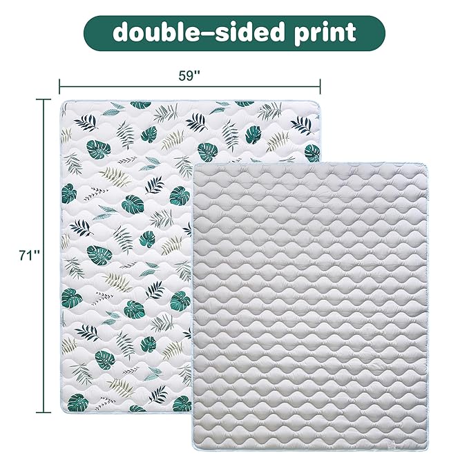 Baby Play Mat, Extra Large&Thick Baby Mat for Floor, Foldable Padded Floor Mat for Baby