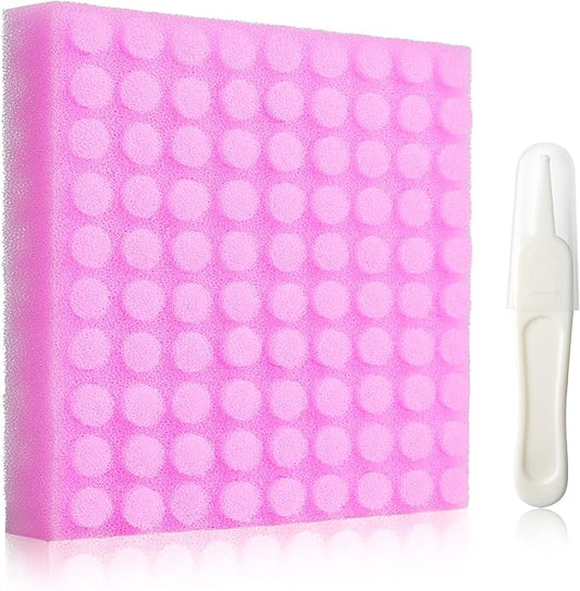 Replacement for NozeBot Electric Baby Nasal Aspirator Filters, 90Pcs Baby Nose Cleaner Hygiene Filters with Nose Cleaning Tweezer for Infants and Toddlers Boys Girls (Purple)