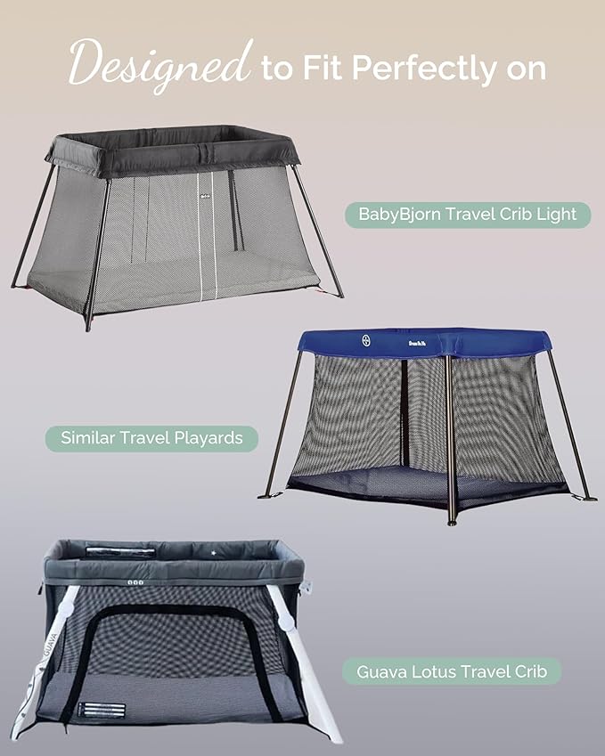 Pack and Play Sheets for Baby Bjorn, Guava Lotus Travel Crib and 24 x 42 Inch Travel Light Playard Mattress – Buttery Soft Jersey Pack n Play Sheets Fitted, Orange Yellow Grey, 3 Pack