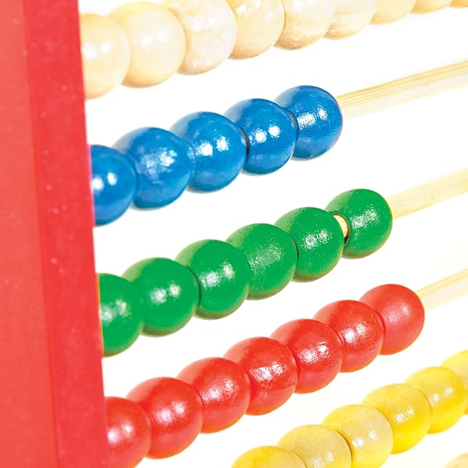 Tobar 19518 Wooden Abacus, Multicolour