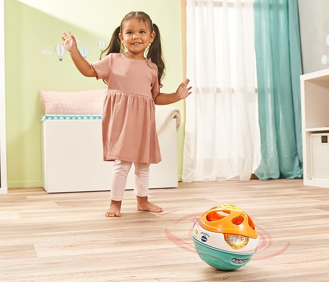 VTech Baby 3-in-1 Magic Music Ball - Interactive Baby Toy that Moves Alone and Plays Music - For Children Aged 9-36 Months