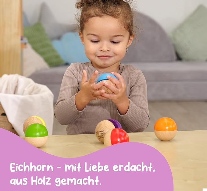 Eichhorn 100003487 Musical Wooden Balls Multi-Coloured