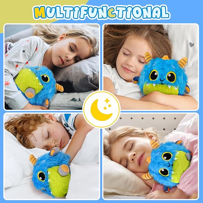 nicknack Toys for 1 2 3 Year Old Girls Boys Gifts, Crawling Monsters Baby Toys with Musical Sound, Toddler Interactive Sensory Plush Toys, Birthday Present Gifts for Kids 1 2 3 Years Old Boys Girls