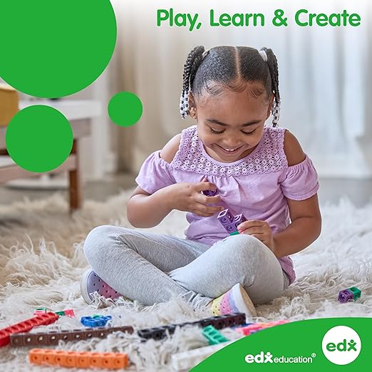 edxeducation Student Clocks | Set of 6 | Clocks for Kids Learning to Tell Time | Analog-Style with Movable Hands | Teach Children Minute and Hour Relationships
