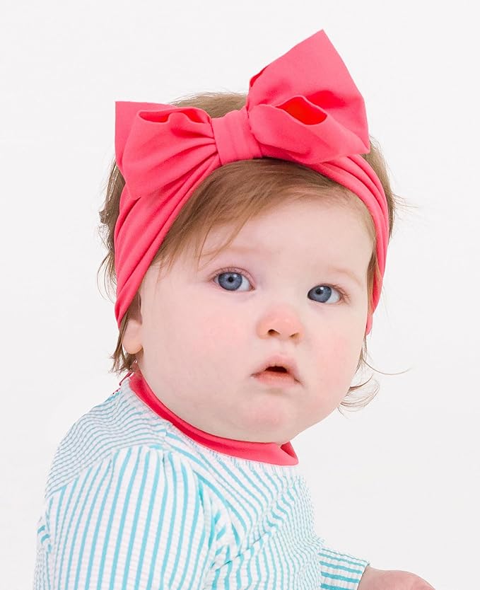 RuffleButts® Girls Swim Bow Headband