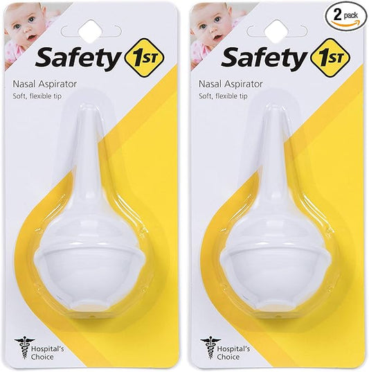 Safety 1st Newborn Nasal Aspirator, White, One Size (Pack of 2)
