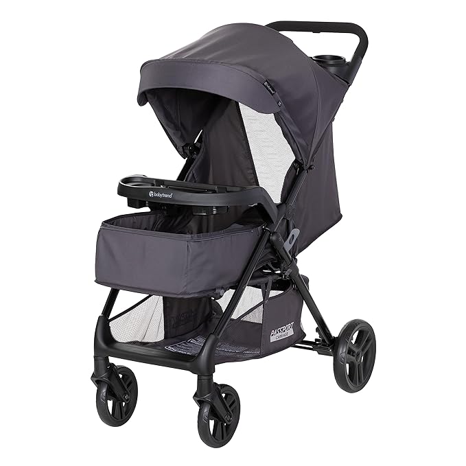Baby Trend Passport Carriage Travel System with EZ-LiftTM 35 Plus Infant Car Seat Base, Dash Pink
