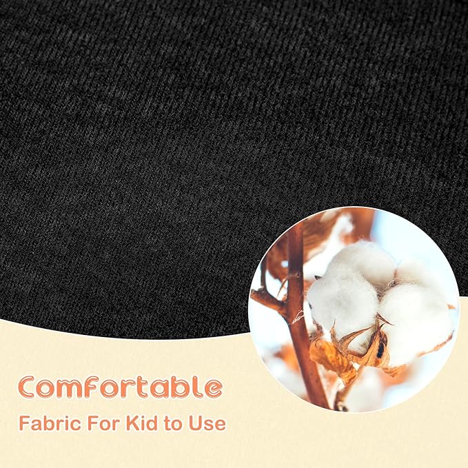 Riakrum 6 Pieces Car Seat Strap Pads Covers for Baby Kids, Carseat Strap Covers Shoulder Pads, Soft Seat Belt Cover for Infant Stroller Safety Belt Cushion for Boy and Girl, 2.4 x 5.7 Inches(Black)