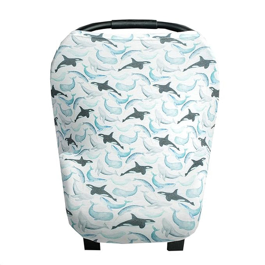 Copper Pearl Kai Multi-Use Cover: Car Seat, Nursing, Stroller - Stretchy Fabric, All-Season, Stylish Designs, Easy Access