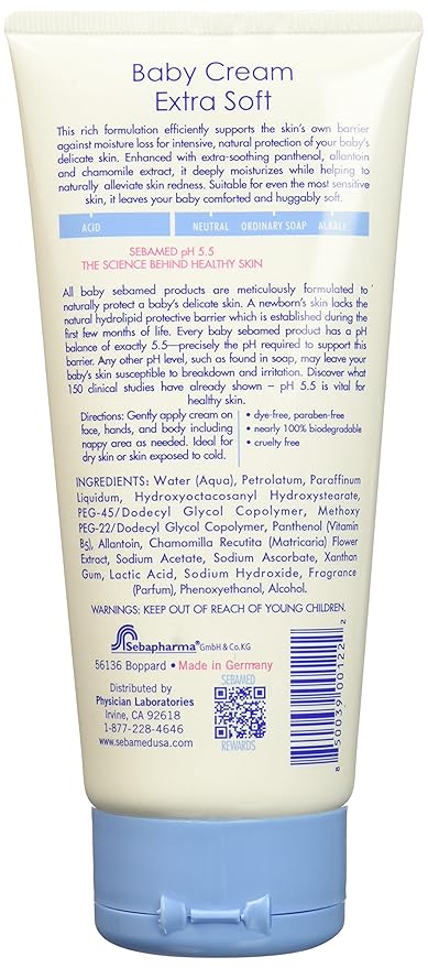 Baby Sebamed Baby Cream Extra Soft, 7 OZ