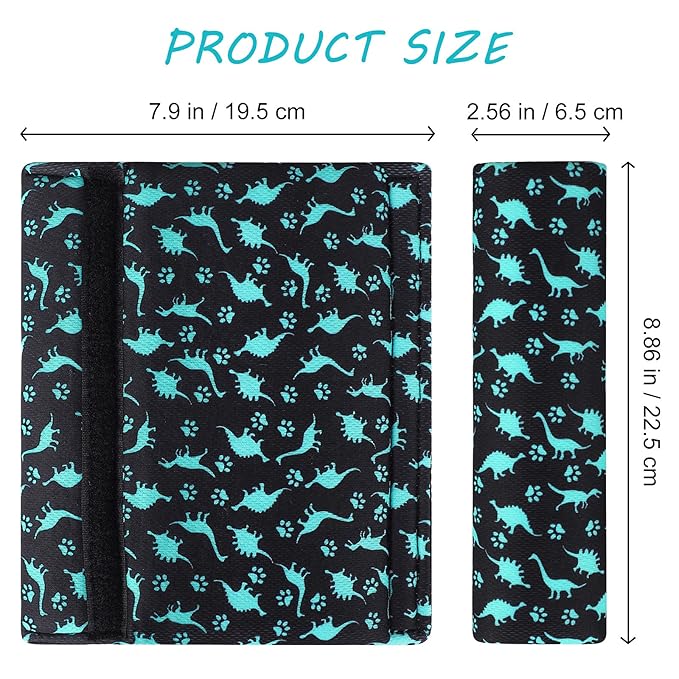 Accmor Car Seat Straps Shoulder Pads for Baby Kids,Soft Seat Belt Covers for Children, Car Seat Strap Covers for Girls Boys