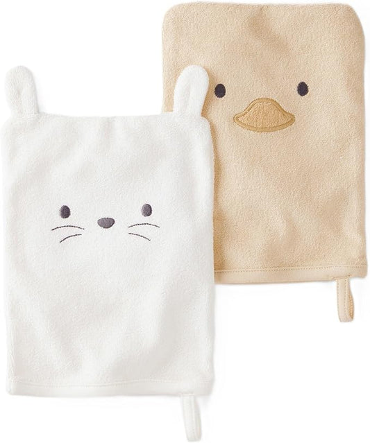 Carter's 6-Pack Washcloths (2pk Yellow/Ivory)