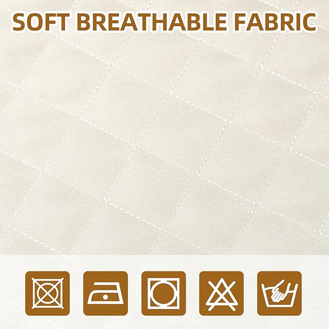 Fabric Seat for Bouncer, Replacement Cover for Baby Bjorn Bouncer Bliss, Soft Breathable Machine Washable (Beige, Cover Only)