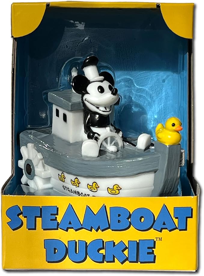 CelebriDucks - Steamboat Ducky - Floating Rubber Ducks - Collectible Bath Toy Gift for Kids & Adults of All Ages