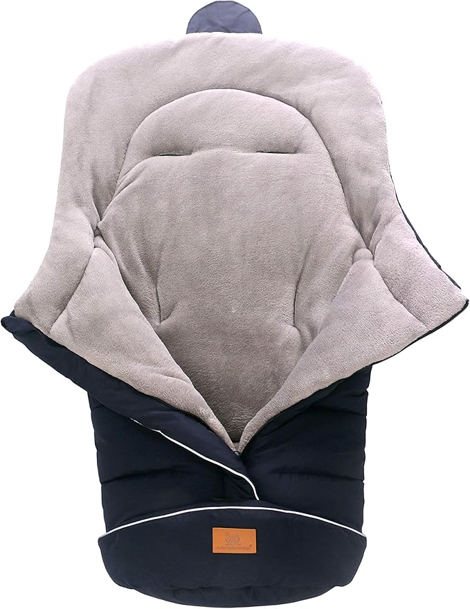 Miracle Baby Bunting Bag for Stroller, Warm Fleece Footmuff with Zippers, Convertible Infant Toddler Sleeping Bag Blanket for Boys Girls
