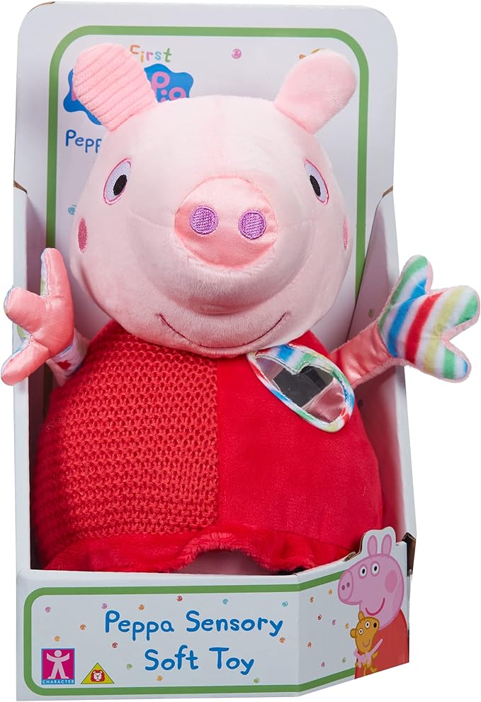 Peppa Pig My First Peppa Sensory Soft Toy, Baby Toy, First Toy, Early Play Development Toy