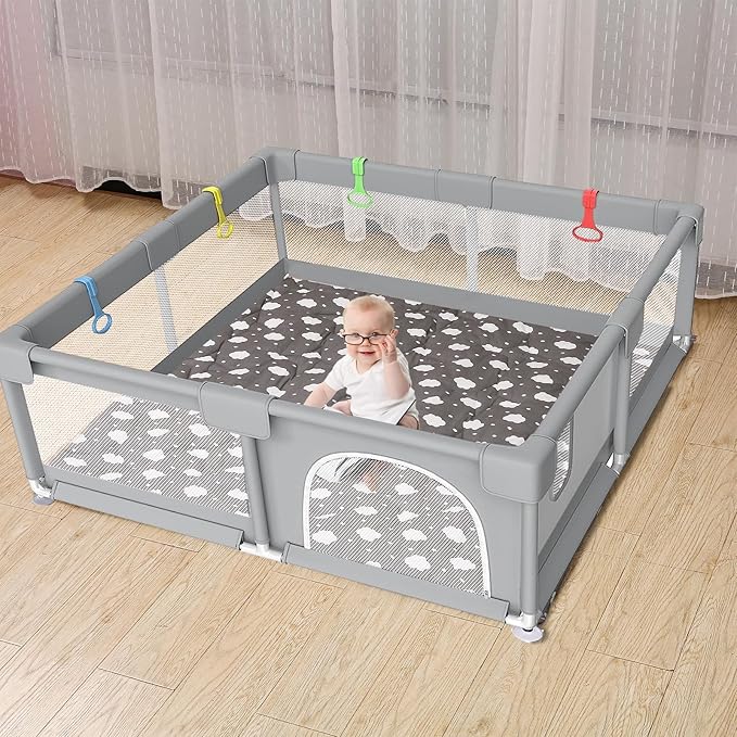 NapCure Non-Slip Baby Crawling Playmat 50”×50”