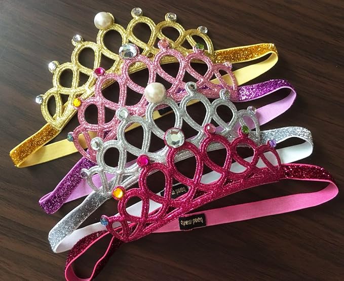 DANMY Little Girl Super Elastic Headband Toddler Hair Band Soft Headwrap Crown Children Hair Accessories