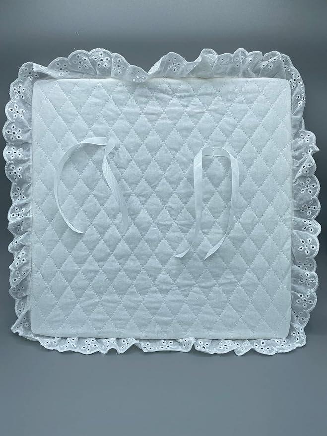 Cribby Baby Mirror for Crib and Bassinet for Infants and Newborns with Shatterproof, Unbreakable Acrylic and Full Quilted Cover, Interior Side Mounting, No Glass for Safe Early Learning Use